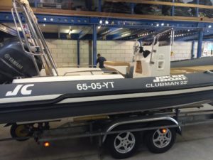 Boot registratienummers uit hypalon of PVC