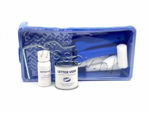 Letterverf voor registratienummer