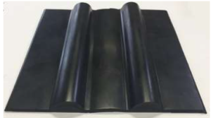 Stootlijst/Rubrail double half moon