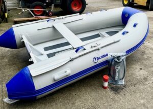 Talamex Nauticline Aluminium RIB 290 met aluminium peddels, pomp en zitbank