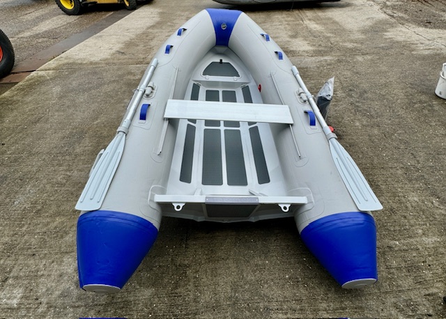 Bovenaanzicht van Talamex Nauticline Aluminium RIB 290 met zitbank