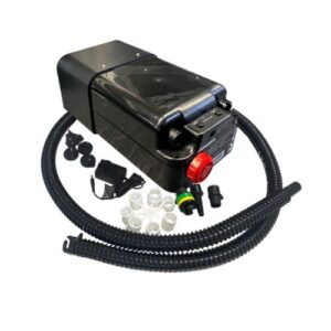 Bravo GE 10 twee-traps elektrische pomp voor SUP, RIB boten en rubberboten – oplaadbaar, 800 mbar druk met ventiel adapters en draagtas